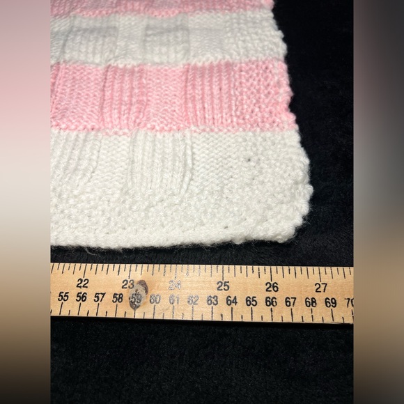 Handmade Pink & White Blanket + Koala Pillow NWT - Picture 7 of 8